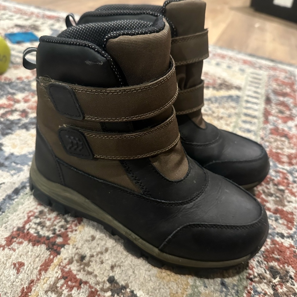 Boys Velcro Winter Snow Boots 5